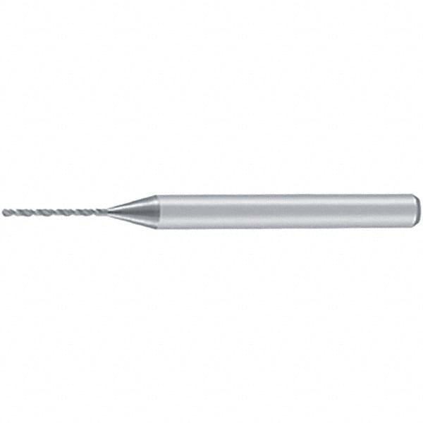 Micro Drill Bit: 0.1 mm Dia, 140 &deg; Point, Solid Carbide