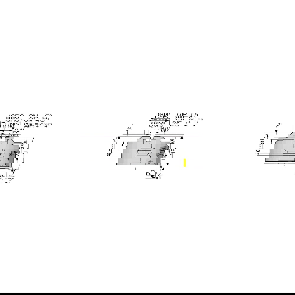 Modular Milling Cutting Unit Heads; System Size: 32 ; Cutting Direction: Right Hand ; Cutting Diameter (mm): 100.00 ; Insert Style: YDEN ; Maximum Depth of Cut (mm): 7.00 ; Insert Holding Method: Clamp