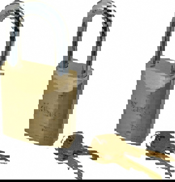 Padlock: Brass, Keyed Different, 2-11/32