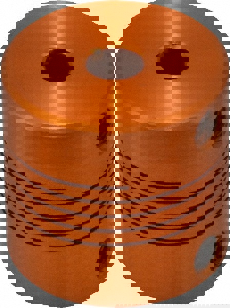 Flexible Screw Hub: Anodized Aluminum, 1/4