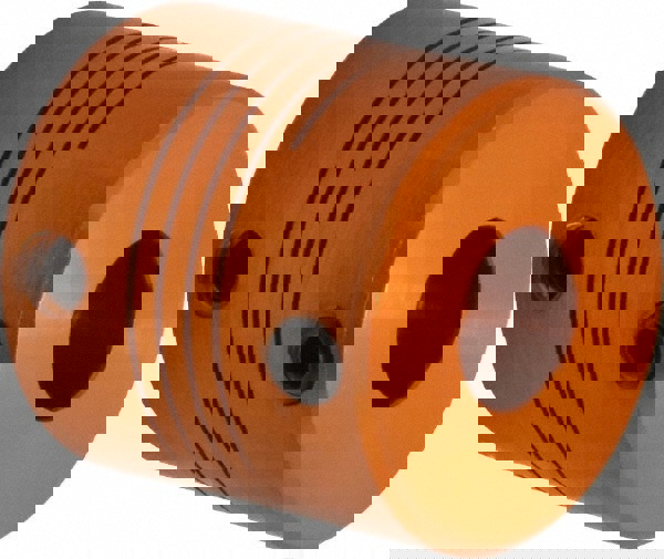 Flexible Screw Hub: Anodized Aluminum, 1/4