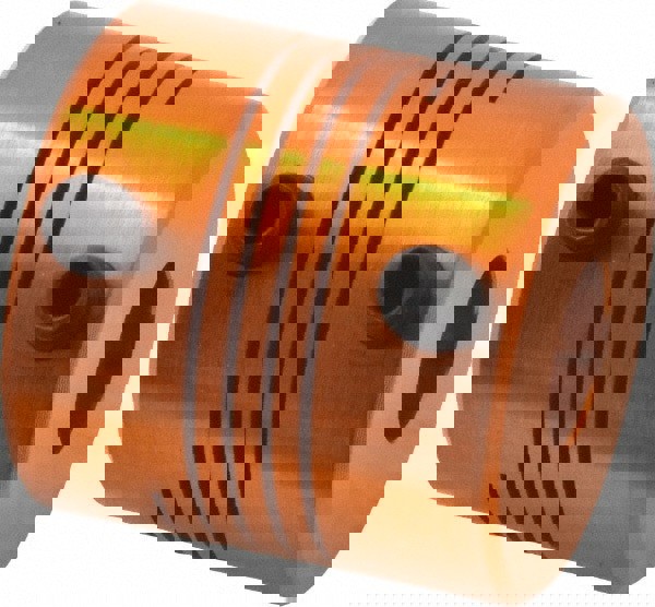 Flexible Screw Hub: Anodized Aluminum, 3/8