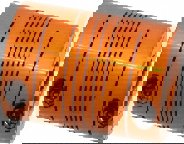 Flexible Screw Hub: Anodized Aluminum, 1/2