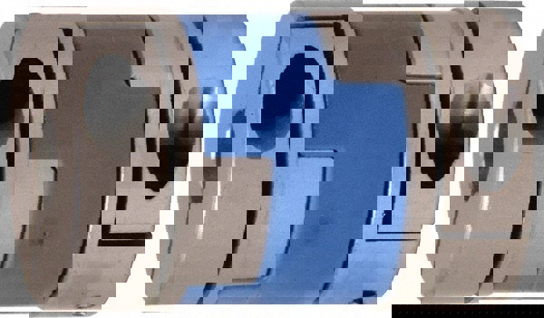 Flexible Oldham Coupling: Aluminum Hub with Polyacetal Insert, 3/16