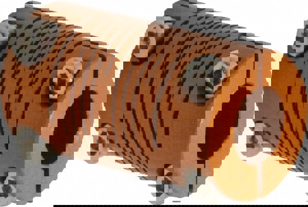 Flexible Clamp Hub: Anodized Aluminum, 1/4