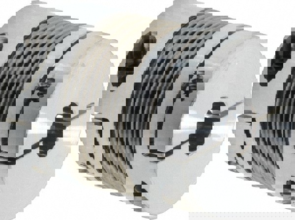 Flexible Bellows Clamp: Aluminum Hub with Stainless Steel Bellows, 3/8