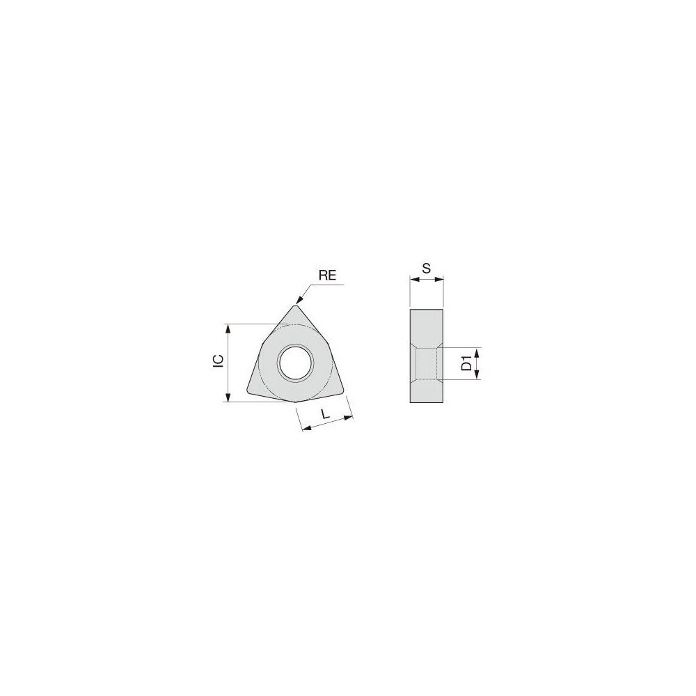 Turning Insert: WNMG431CM T5115, Solid Carbide