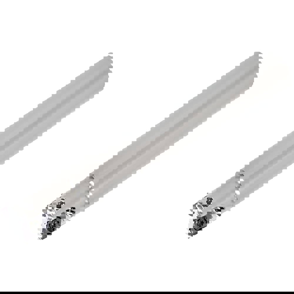 Indexable Square-Shoulder End Mill: EPAV04M010C10.0R02L, 10 mm Cut Dia, 4 mm Max Depth of Cut, 10 mm Dia Cylindrical Shank