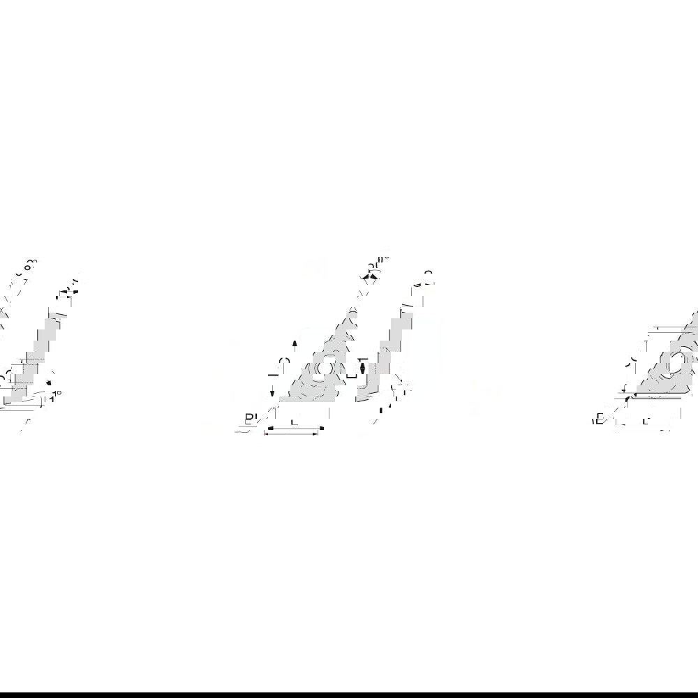 Turning Insert: TPMT32.51PS AH725, Carbide