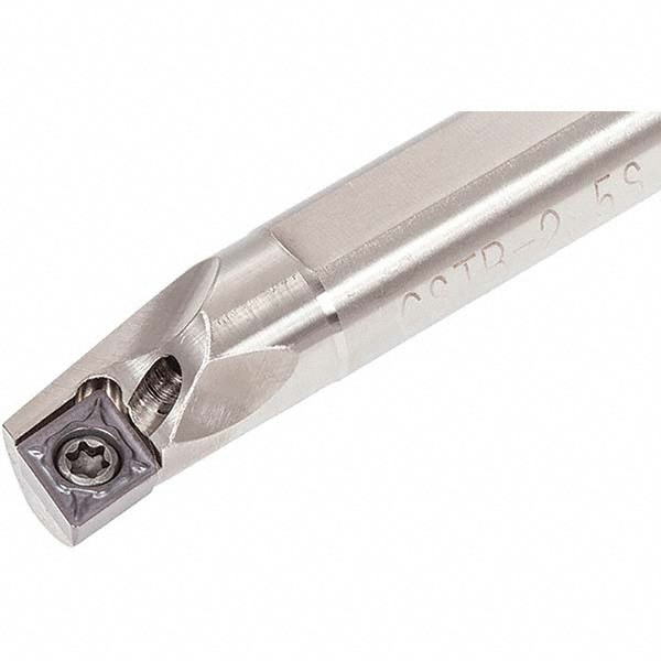 Indexable Boring Bar: A05F-SCLCR03-D060, 6 mm Min Bore Dia, Right Hand Cut, 5 mm Shank Dia, 95 &deg; Lead Angle, Steel (Shank)