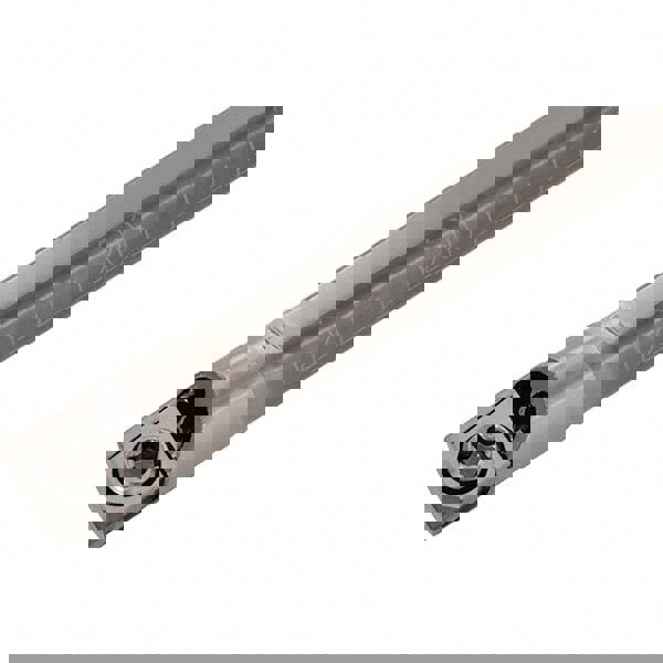 Indexable Boring Bar: E04G-SEXPL03-D045, 4.50 mm Min Bore, 4.00 mm Shank Dia, 100 deg Lead, Solid Carbide