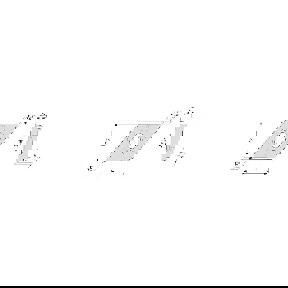 Turning Insert: DCMT32.51PSS AH725, Carbide