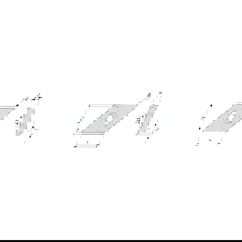 Turning Insert: VCMT331PSS AH725, Carbide