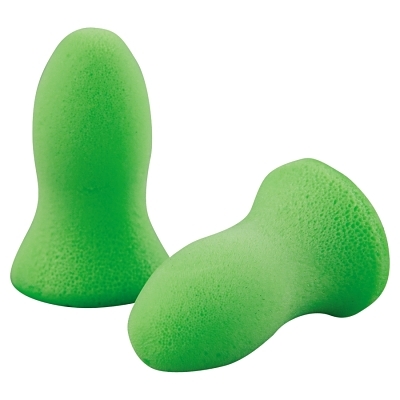 Earplug: 33dB, Non-PVC Foam, Contoured, Roll Down, Uncorded