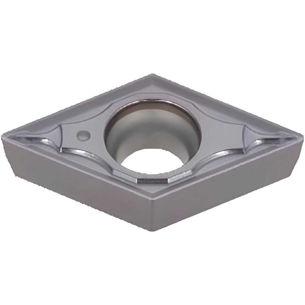 Turning Inserts; Relief Angle: 70 ; Insert Style: DCMT ; Corner Radius (Inch): 1/128 ; Corner Radius (Decimal Inch): 0.0078 ; Included Angle: 55degree ; Manufacturer Grade: T6215