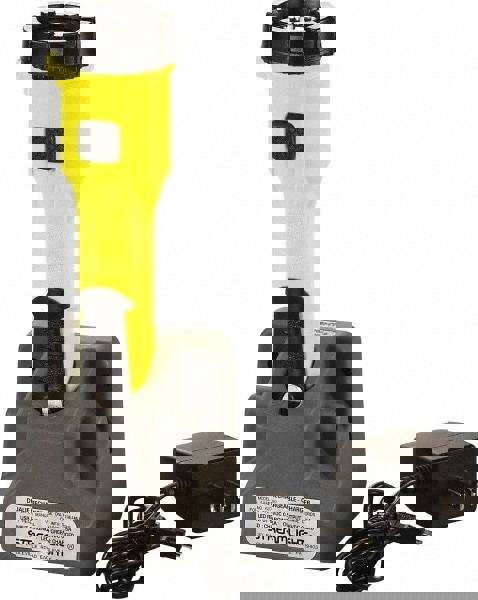 Handheld Flashlight: LED, 275 Lumens, 13.5 hr Max Run Time, Rechargeable Lithium-ion Battery (Included), Max Beam Distance: 171 m