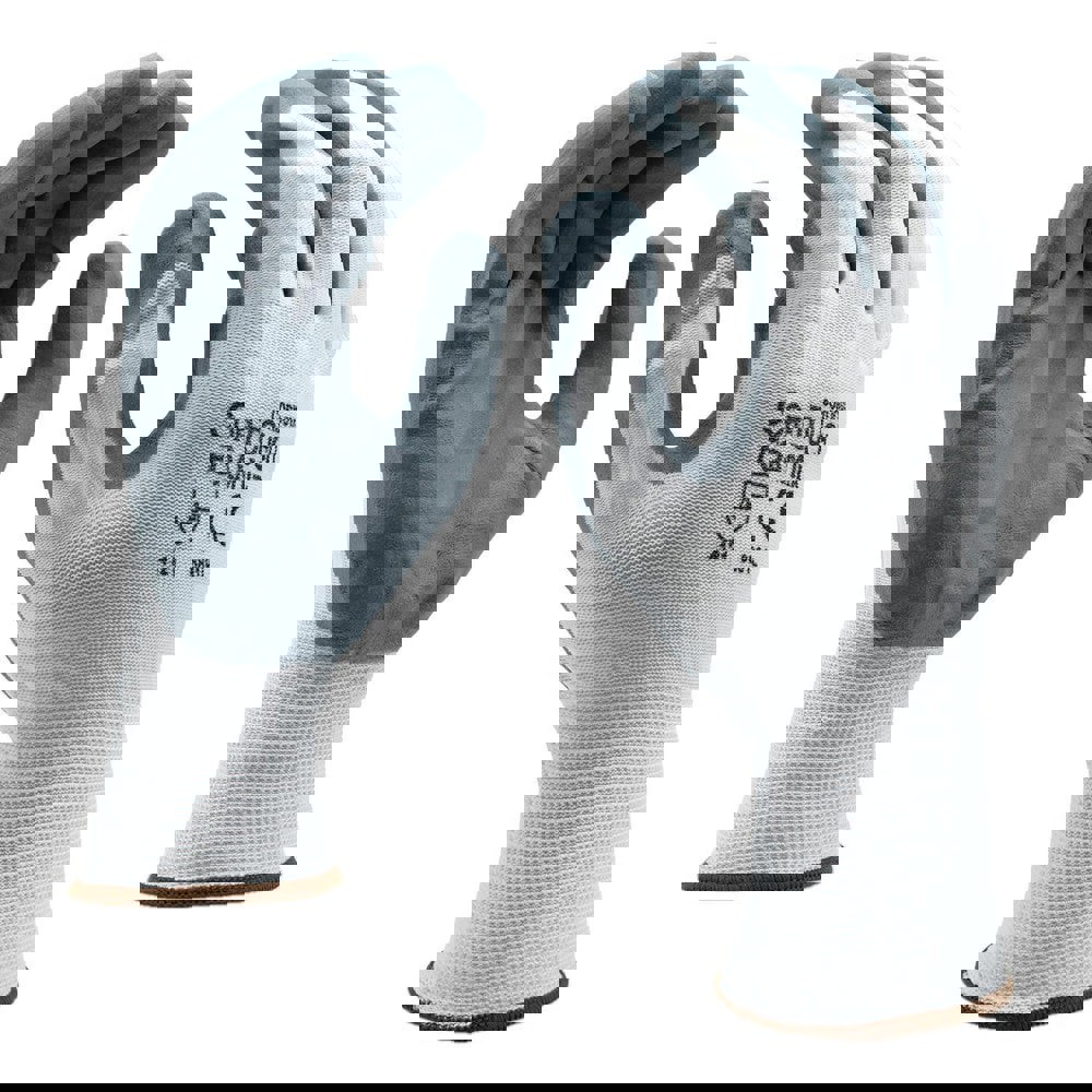 Cut, Puncture & Abrasive-Resistant Gloves: Size XL, ANSI Cut A1, ANSI Puncture 1, Acrylonitrile Butadiene Nitrile, Nylon