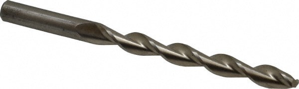 Jobber Length Drill Bit: Letter U (0.3680) Dia, 135 deg, HSS