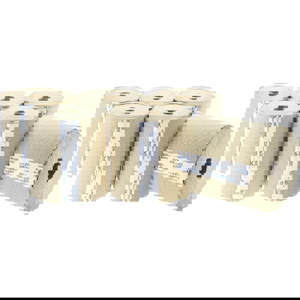 Paper Towels: Hard Roll, 6 Rolls, 1 Ply, Recycled Fiber