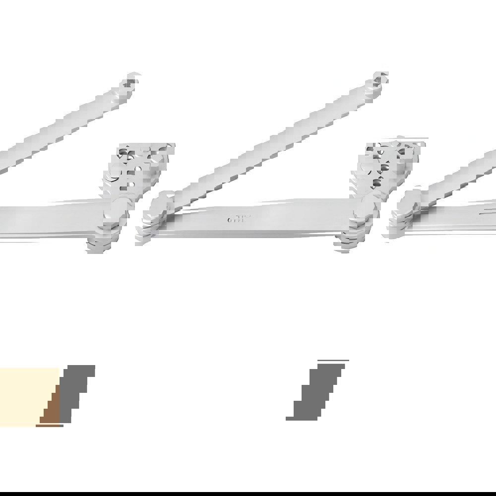 Door Closer Accessories; Accessory Type: Heavy Duty Parallel Arm with Backstop ; For Use With: DC6000 Series Door Closers ; Finish: Light Bronze ; Overall Length: 11.00