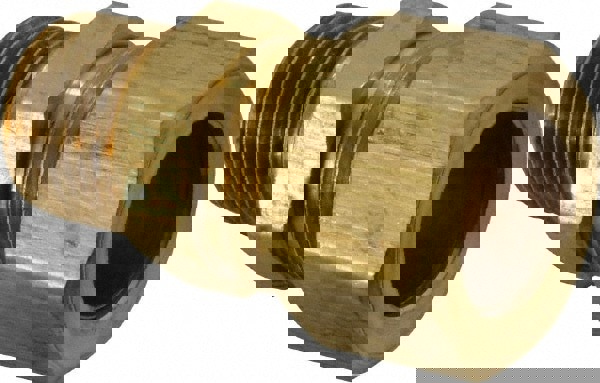 Compression Tube Connector: 3/8-18