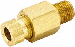 Compression Tube Connector: 3/8