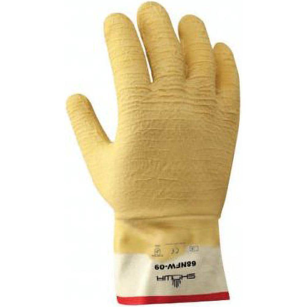 Cut-Resistant Gloves: Size Medium, ANSI Cut A3, Rubber, Series 68NFW