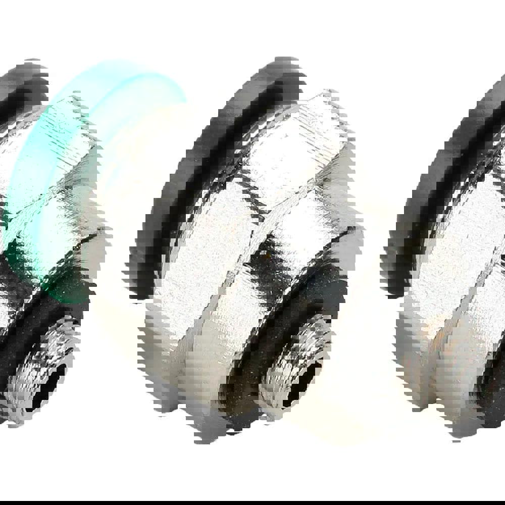 Push-To-Connect Tube to Male & Tube to Male UNF Tube Fitting: Male Connector, #10-32 Thread, 1/4