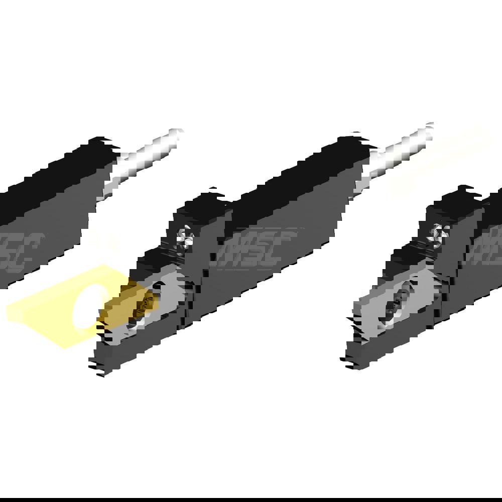 Indexable Grooving Toolholder: QS-SMALR083XHP-M, External, Right Hand