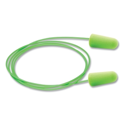 Earplug: 33dB, Non-PVC Foam, Bullet, Roll Down, Corded
