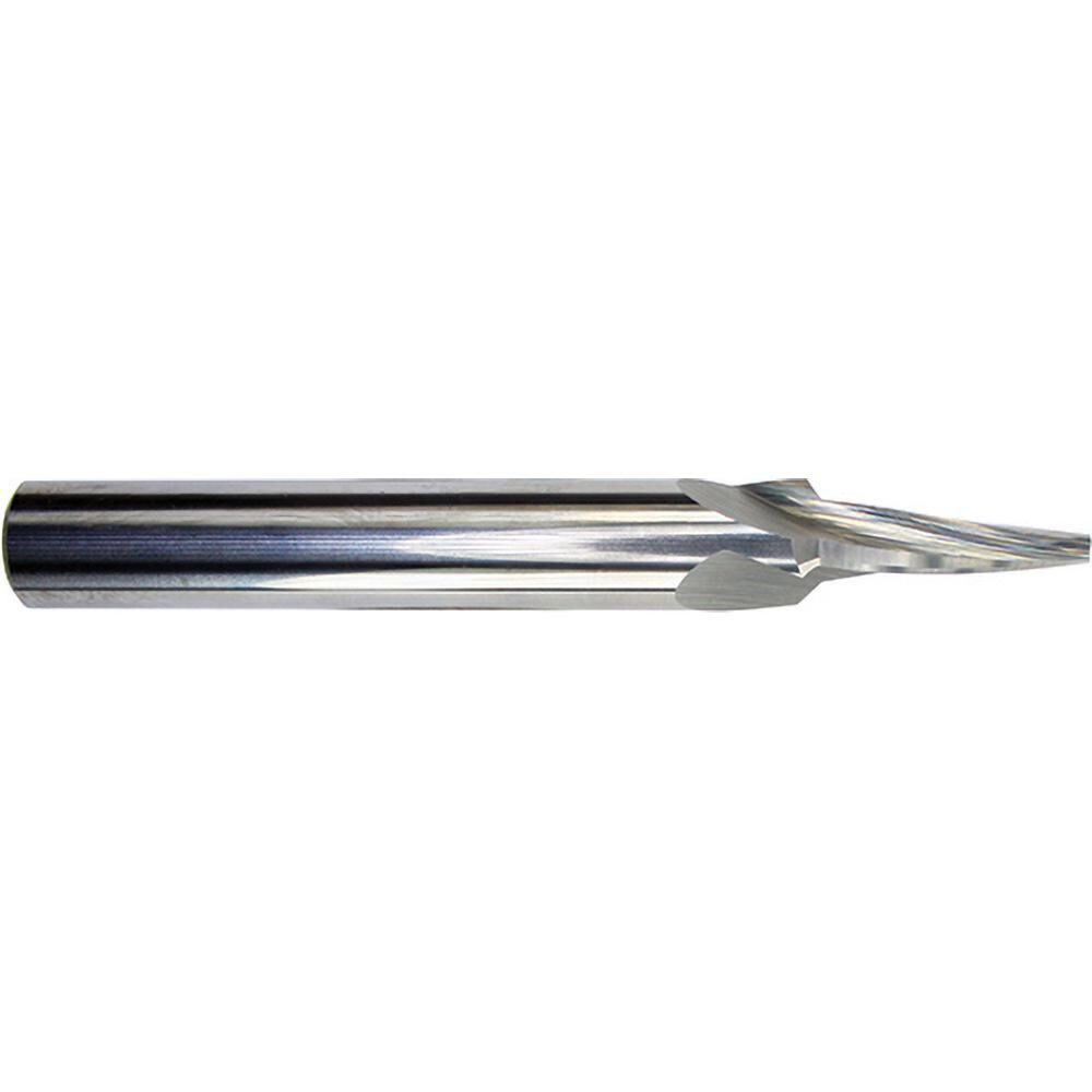 Tapered End Mill: 7 deg Angle per Side, 1/16