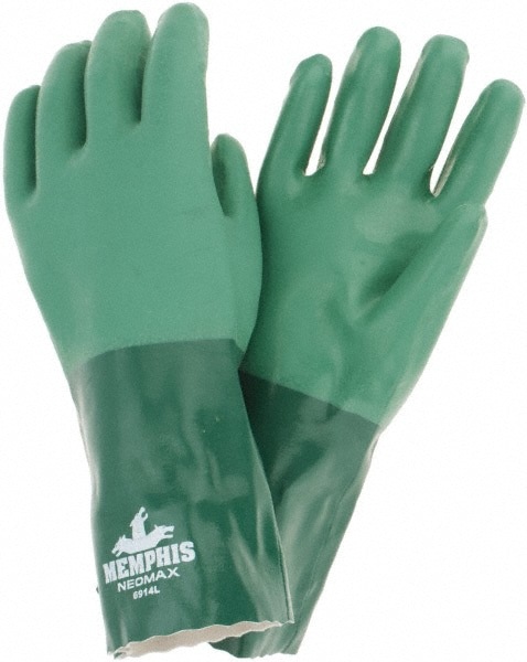 Chemical Resistant Glove: Neomax Size Large, 11.00 mil, Neoprene