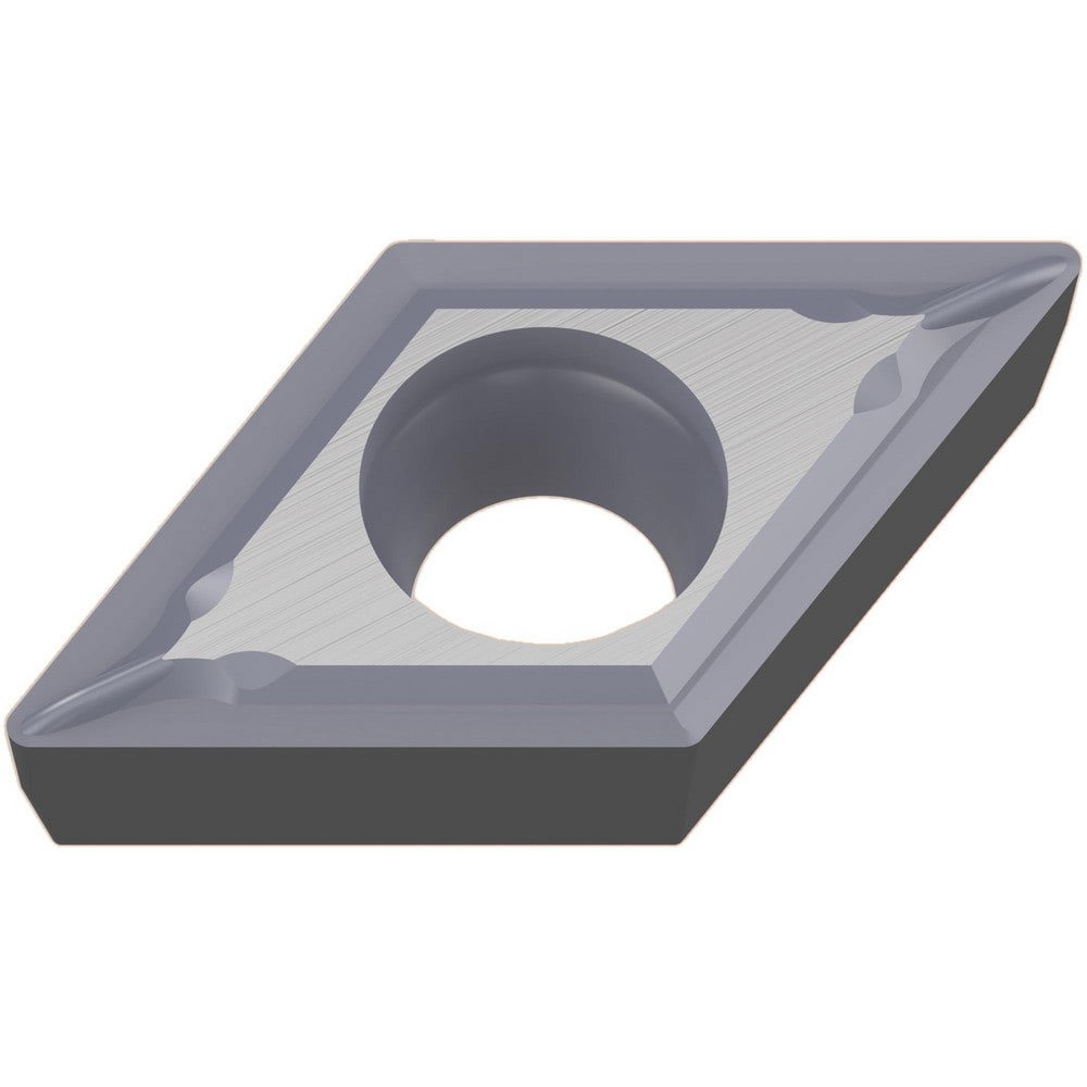 Turning Inserts; Relief Angle: 7.000 ; Insert Style: DCMT ; Corner Radius (mm): 0.20 ; Corner Radius (Decimal Inch): 0.0079 ; Included Angle: 55.00 ; Manufacturer Grade: NX2525