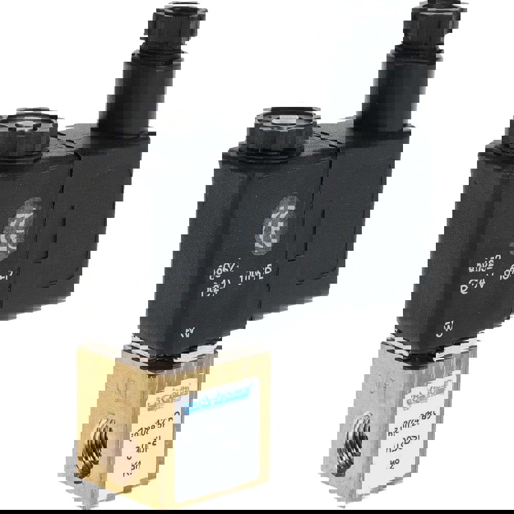 Stacking Solenoid Valve: Direct Acting, 2-Way, 2 Position, Spring Return