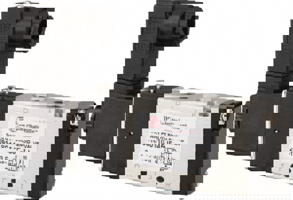 Stacking Solenoid Valve: Internal Pilot, 5-Way, 2 Position, Spring Return