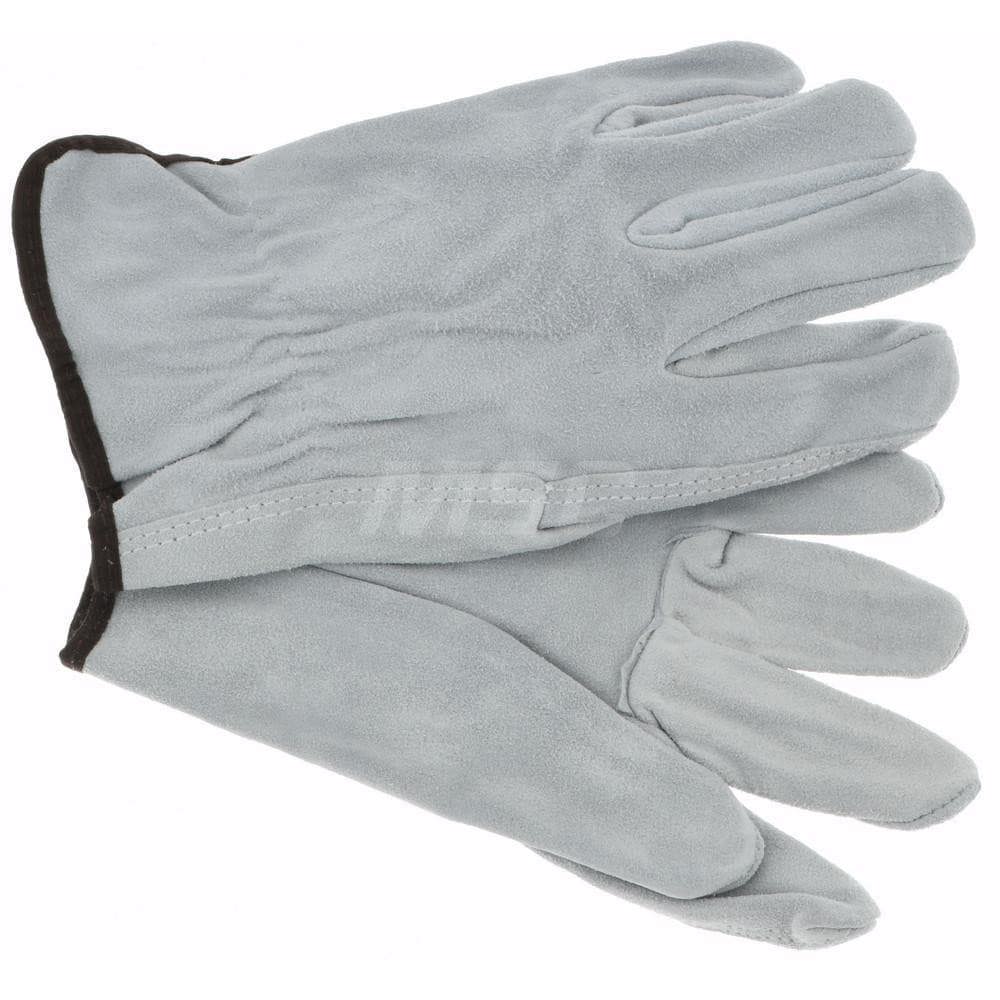 Work Gloves: PRO-SAFE Size Large, Not Lined, Cowhide