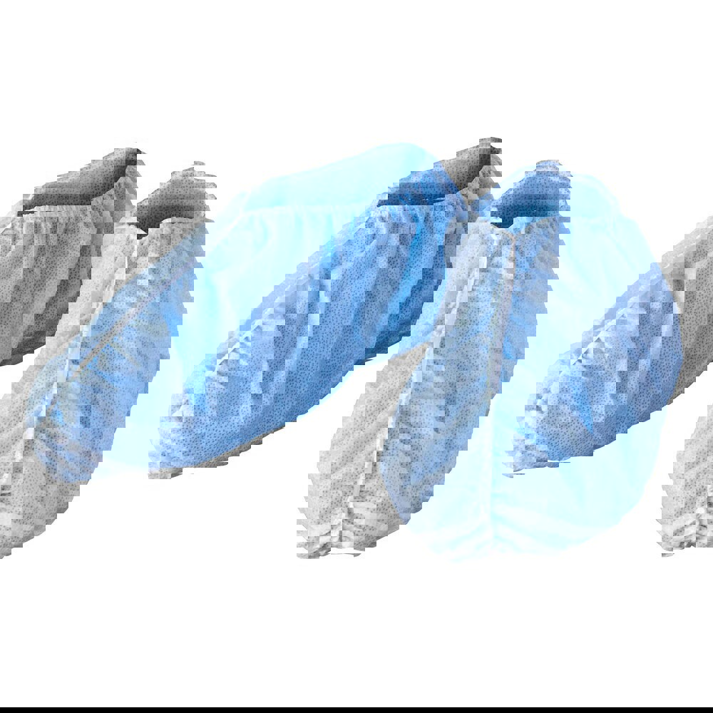 Shoe Cover: Chemical-Resistant, SMS, Blue