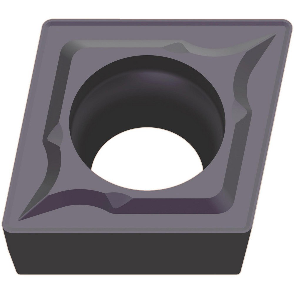 Turning Inserts; Relief Angle: 7.000 ; Insert Style: CCMT ; Corner Radius (mm): 1.20 ; Corner Radius (Inch): 3/64 ; Corner Radius (Decimal Inch): 0.0469 ; Included Angle: 80.00