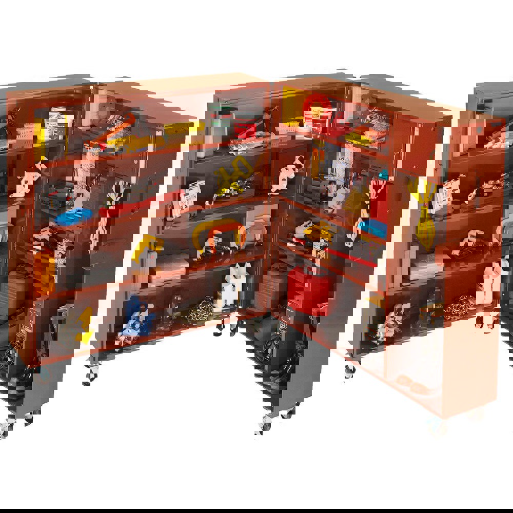 Job Site Tool Storage Cabinet: 62-1/4