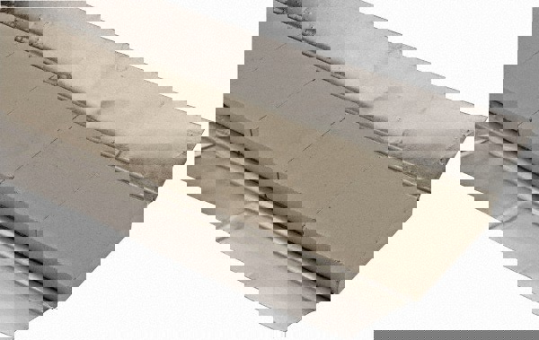 16 Packaging Feet per Box, 2 Inch Long, Flat Ceramic Weld Backing