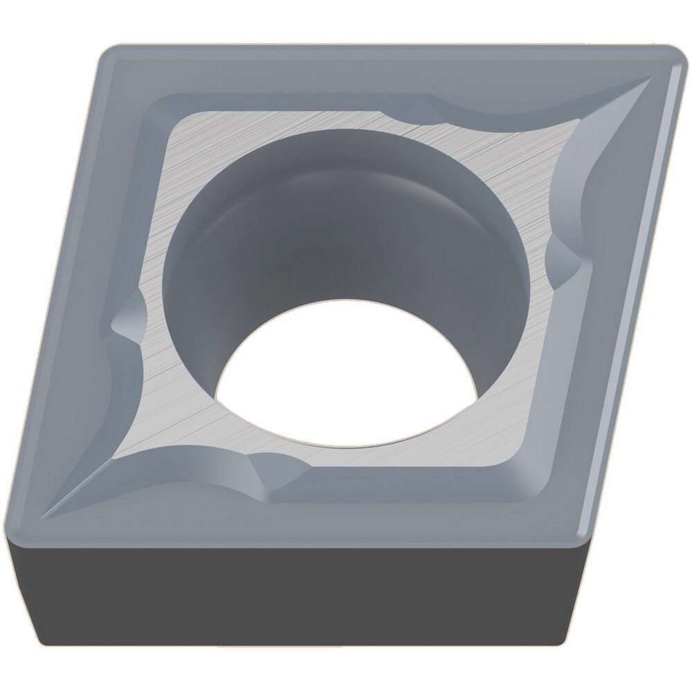 Turning Inserts; Relief Angle: 7.000 ; Insert Style: CCMT ; Corner Radius (mm): 1.20 ; Corner Radius (Inch): 3/64 ; Corner Radius (Decimal Inch): 0.0469 ; Included Angle: 80.00