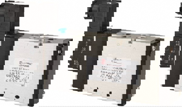 Stacking Solenoid Valve: Internal Pilot, 5-Way, 2 Position, Spring Return