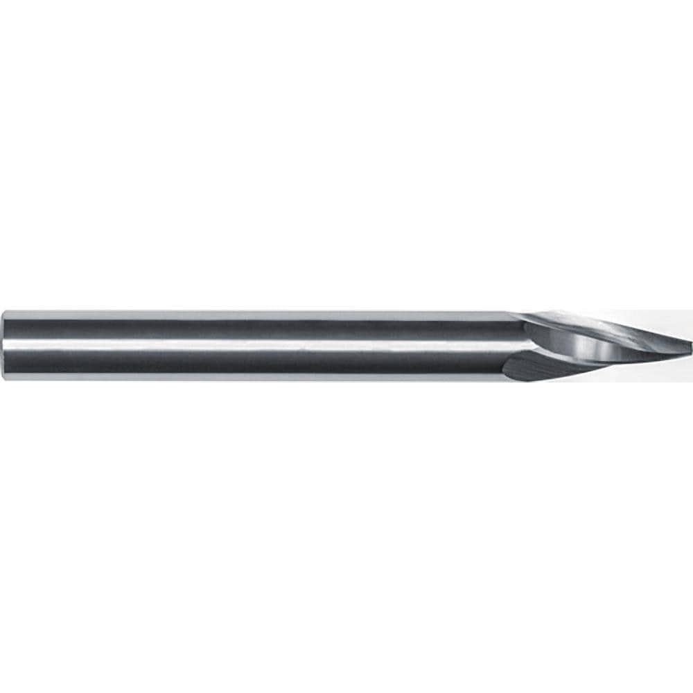 Tapered End Mill: 7 deg Angle per Side, 1/4