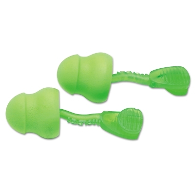 Earplug: 26dB, Polyvinylchloride, Round, Roll Down, Uncorded