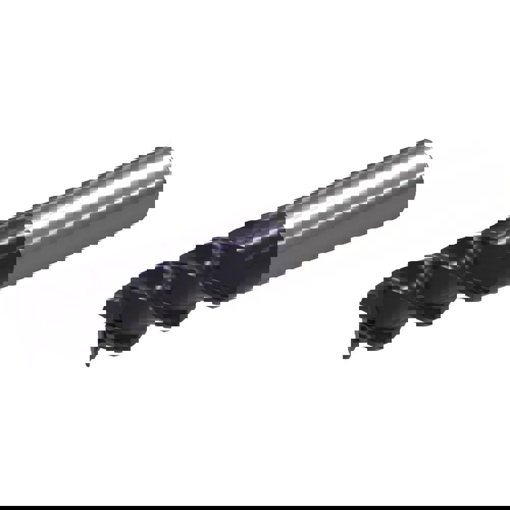 Roughing & Finishing End Mill: 3.00 mm Dia, 4 Flute, Solid Carbide