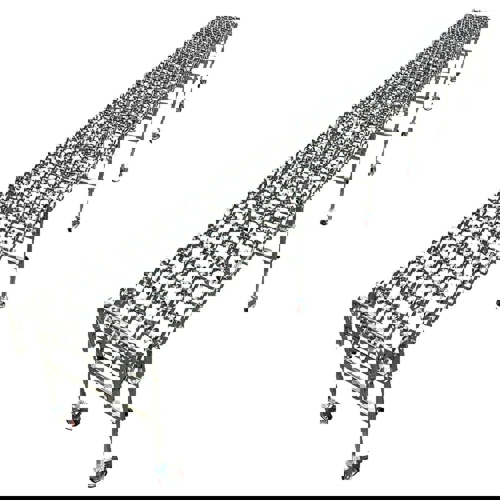 Gravity Conveyors; Conveyor Type: Skate Wheel ; Component: Flexible Skate Wheel Conveyor ; Telescopic: Yes ; Overall Width: 22 ; Roller Diameter: 1.9000 ; Minimum Extended Length: 8.1ft