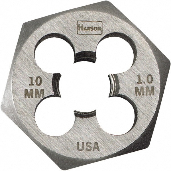 Hex Rethreading Die: M14x1.25, Right Hand, Carbon Steel