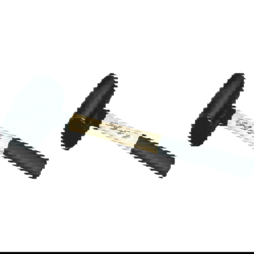 Mallets; Mallet Type: Double Face ; Head Weight (Lb): 0.7495 ; Head Material: Rubber ; Handle Material: Hickory ; Handle Color: Black ; Head Color: Gray