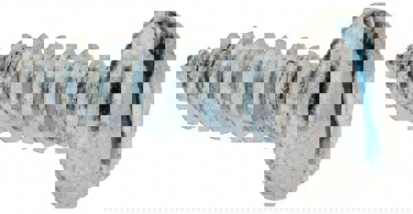 Sheet Metal Screw: #6, Pan Head, Slotted Drive, 1/2