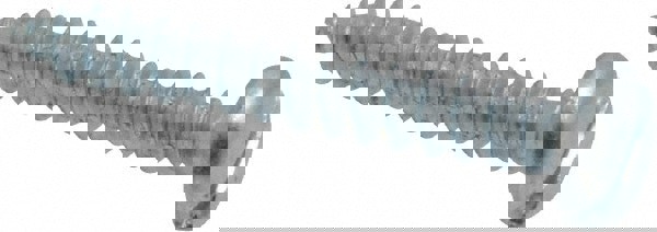 Sheet Metal Screw: #6, Pan Head, Slotted Drive, 1